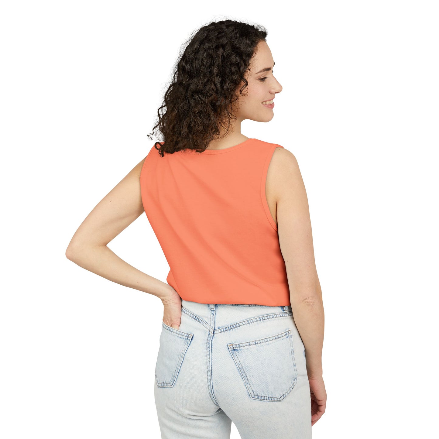 Unisex Garment-Dyed, Tank Top, Aries Design, Planet Animal, 100% Ringspun US cotton