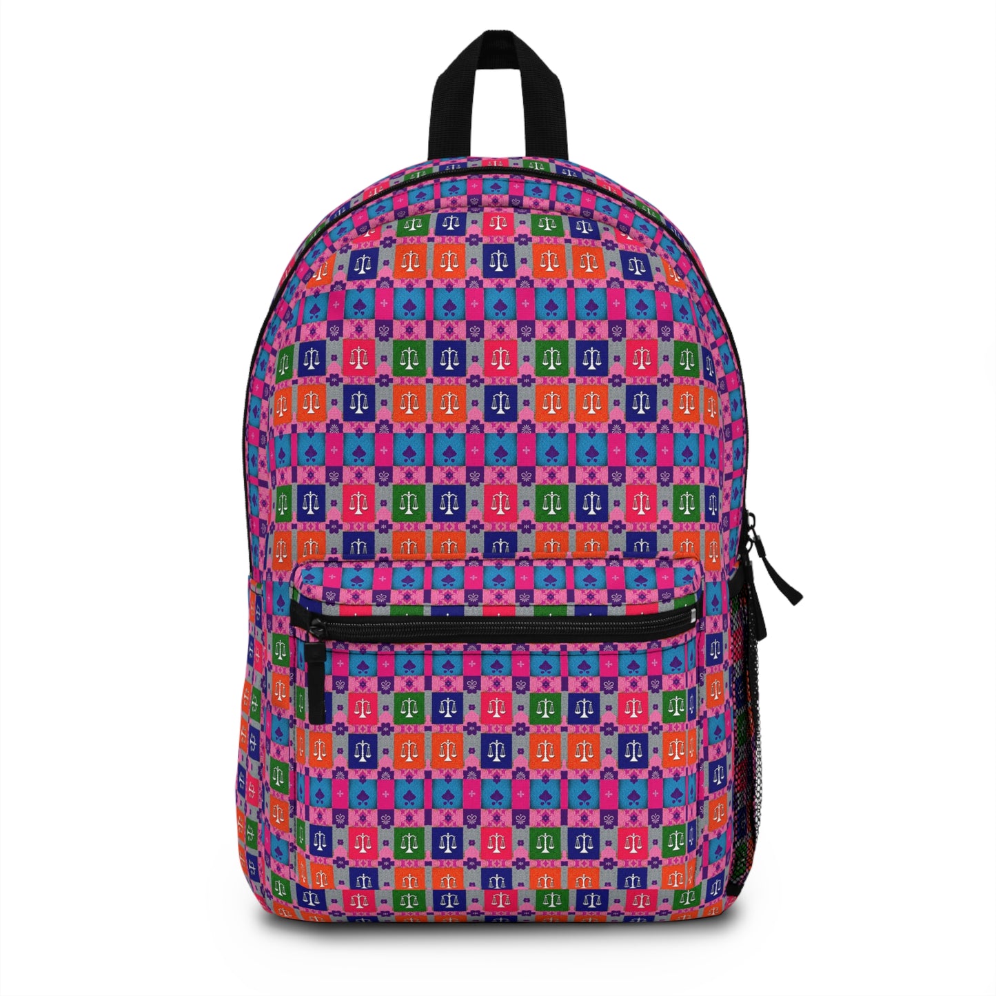 Backpack, Libra, Zodiac v1, Shapes Pattern
