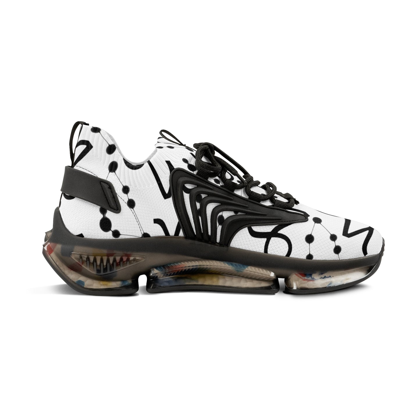 Men's Mesh Sneakers, Capricorn Zodiac Sign, all over print