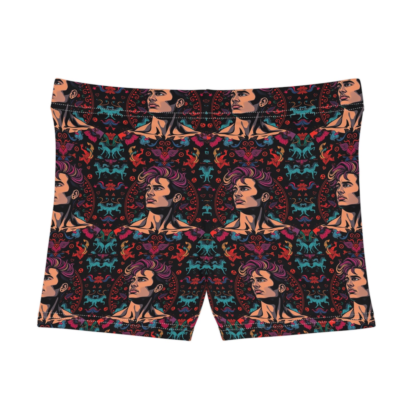 Women's Shorts, (AOP), Virgo, Zodiac v1, Sexy Pattern
