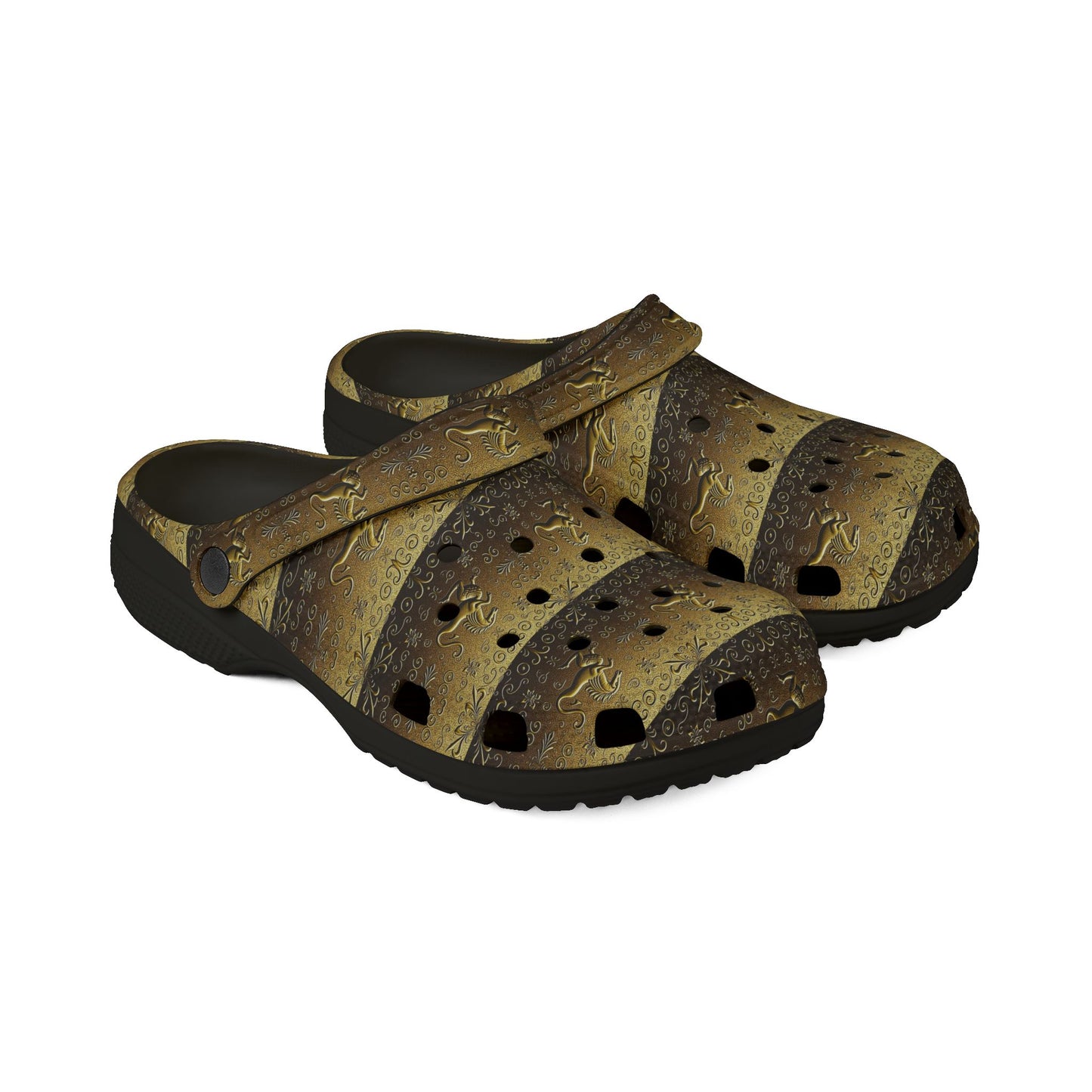 EVA Foam Rubber Shoes, (AOP), Aquarius, Zodiac v3, Pattern