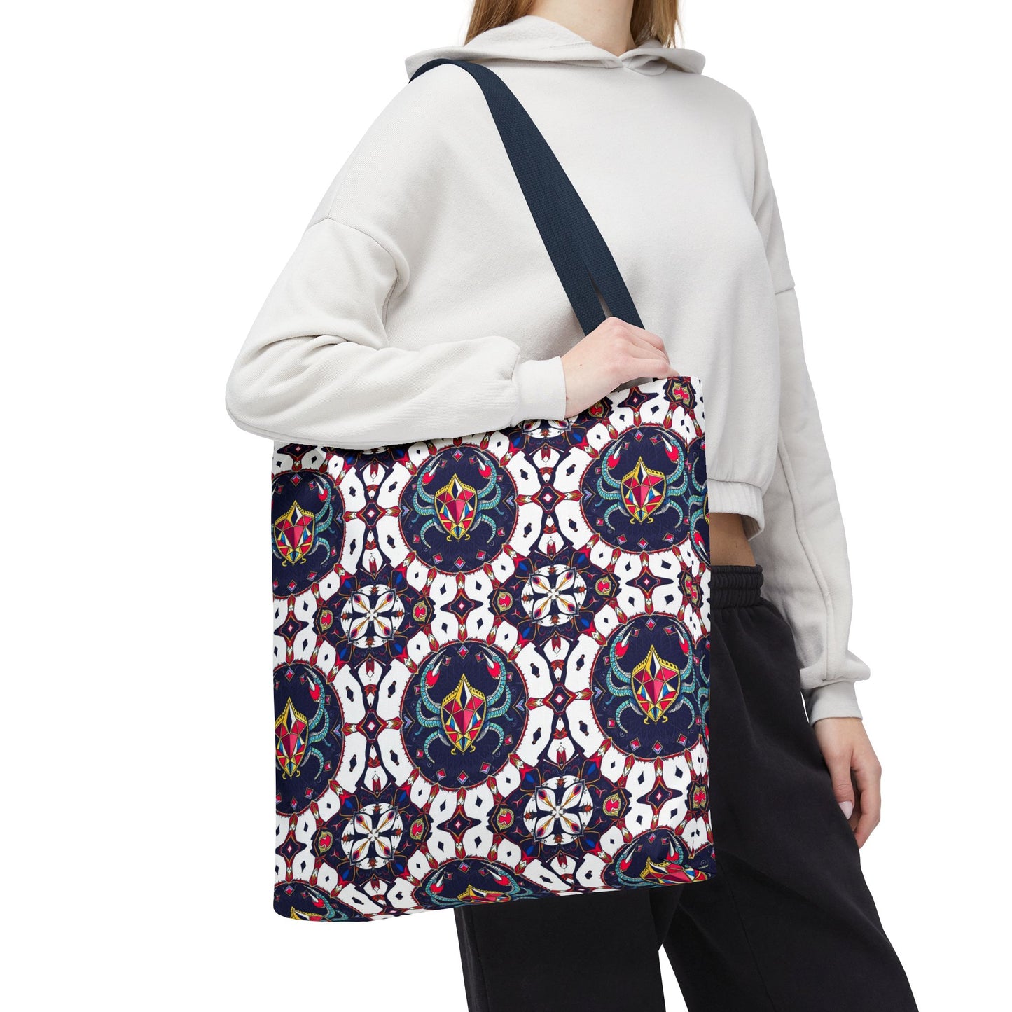Tote Bag (AOP), Scorpio, Zodiac v1, Jewel Pattern
