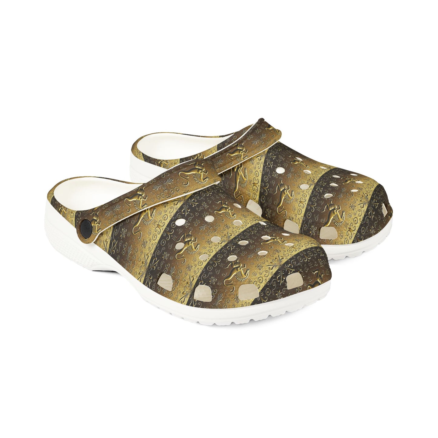 EVA Foam Rubber Shoes, (AOP), Aquarius, Zodiac v3, Pattern