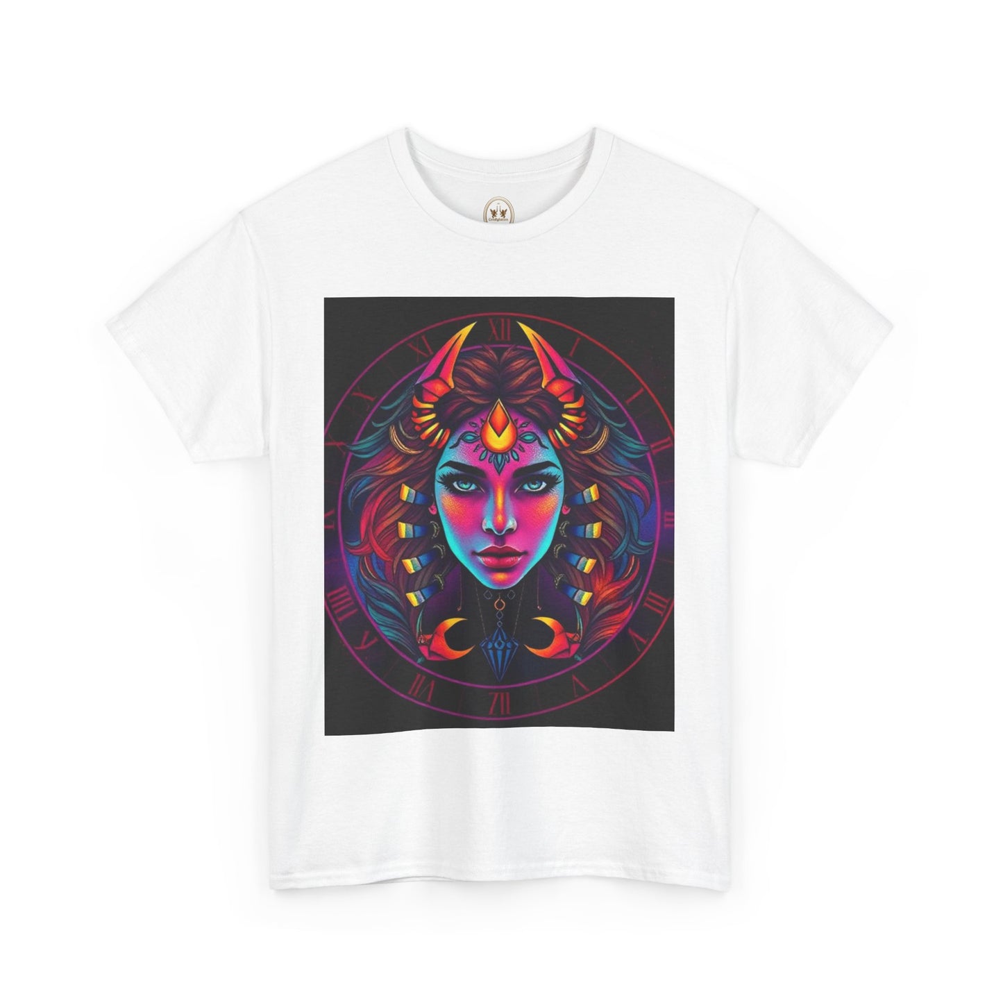 Unisex Heavy Cotton T-Shirt, Scorpio, Zodiac v4, Sexy Art