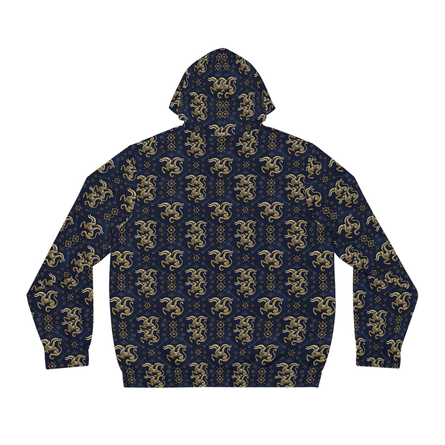 Full-Zip Hoodie (AOP), Aquarius, Zodiac v3, Pattern