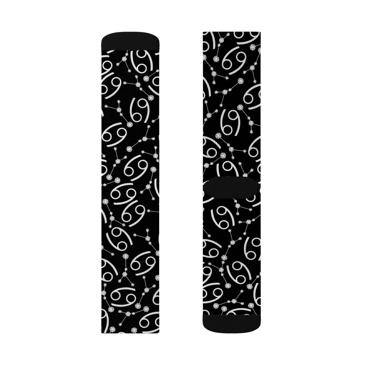 Zodiac Sublimation Socks Cancer Zodiac sign