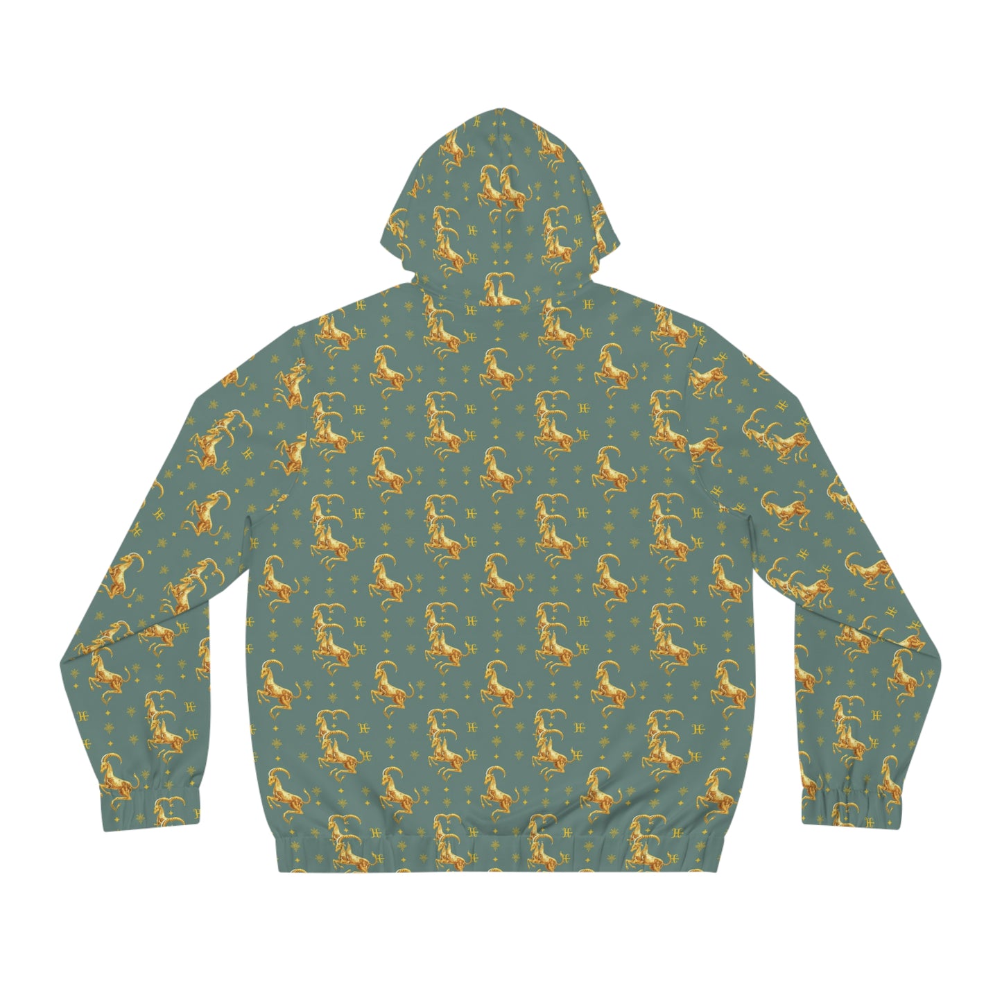 Full-Zip Hoodie (AOP), Capricorn, Zodiac v2, Pattern