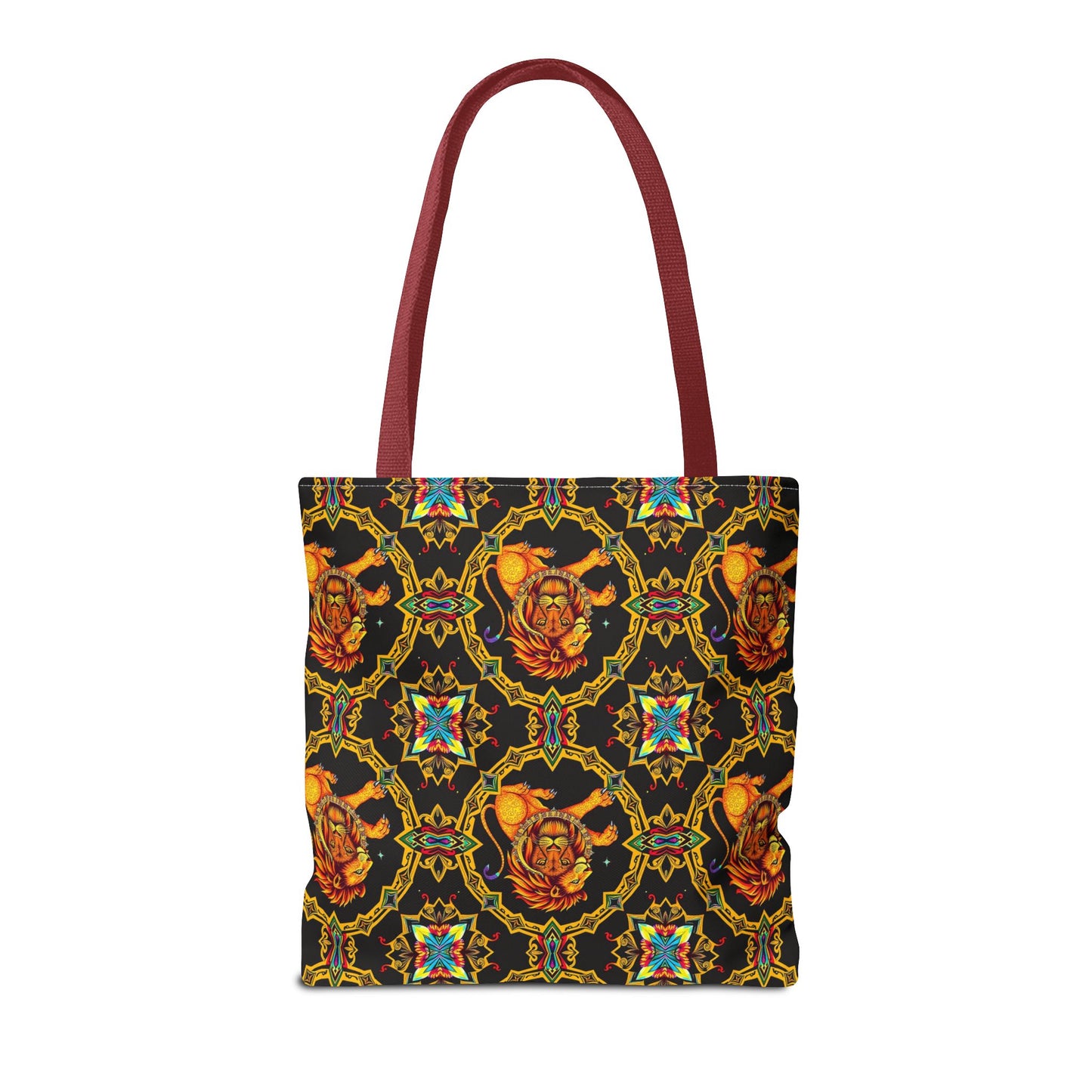 Tote Bag (AOP), Leo, Zodiac, Jewel Pattern