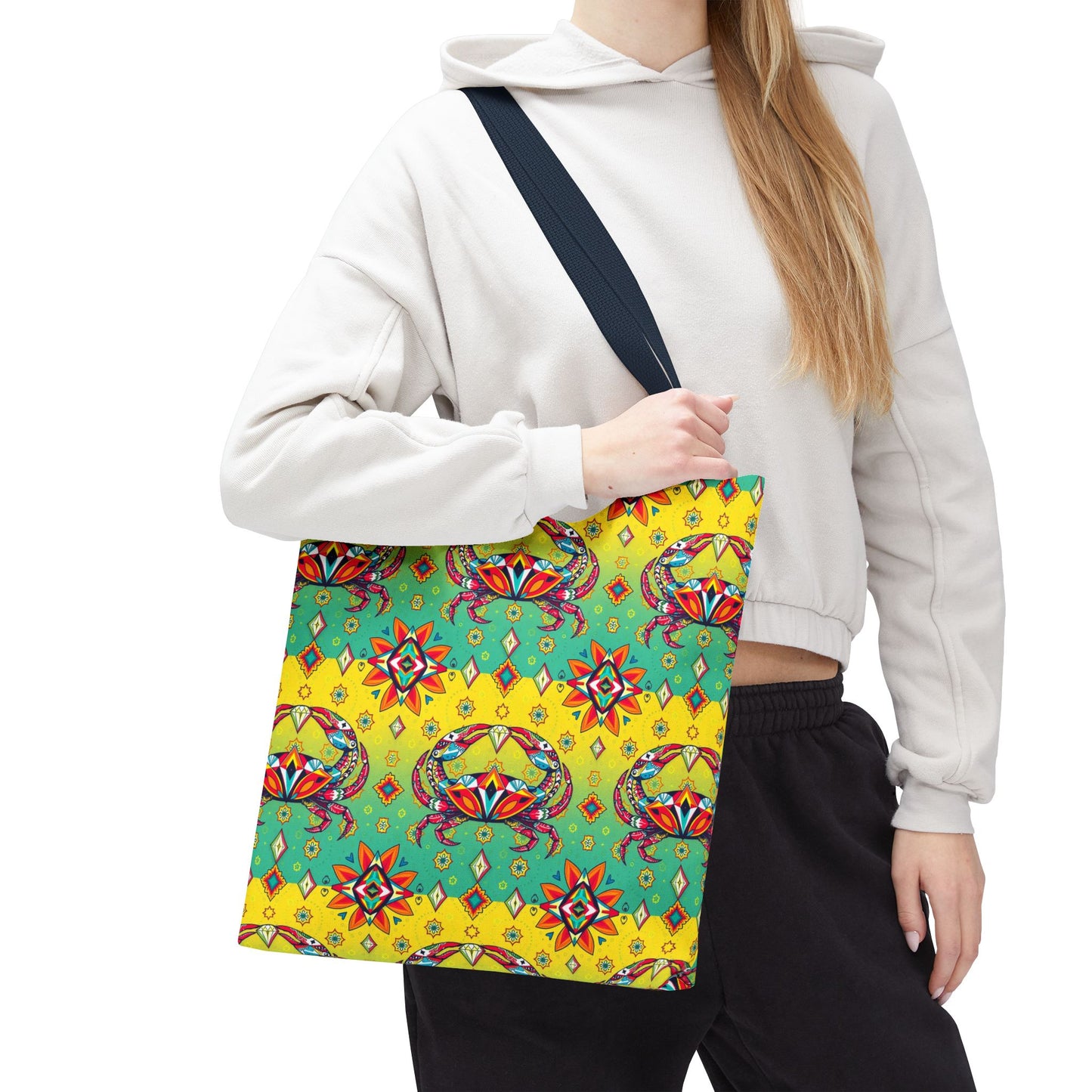 Tote Bag (AOP), Cancer, Zodiac, Jewel Pattern