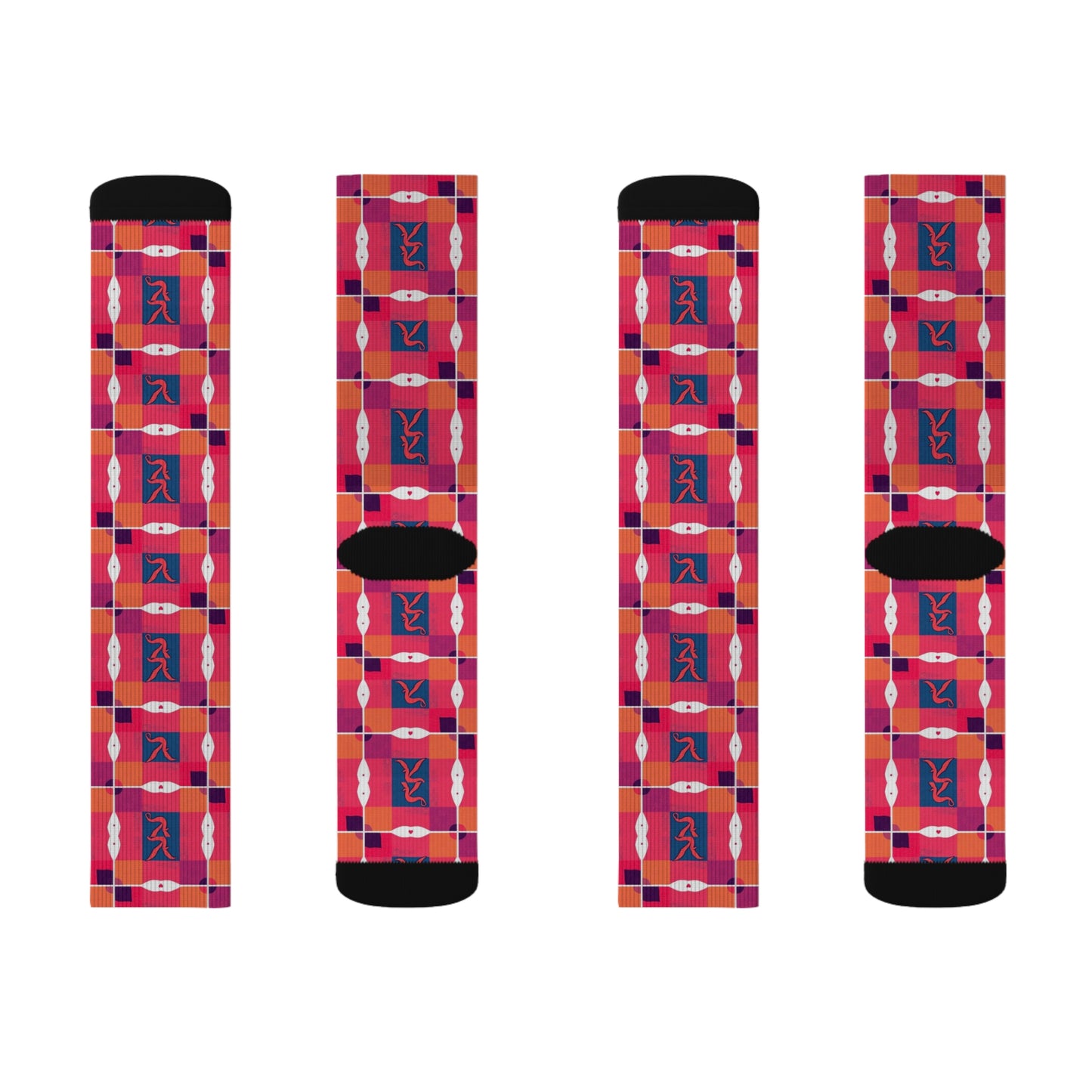 Sublimation Socks, Sagittarius, Zodiac v2, Shapes Pattern