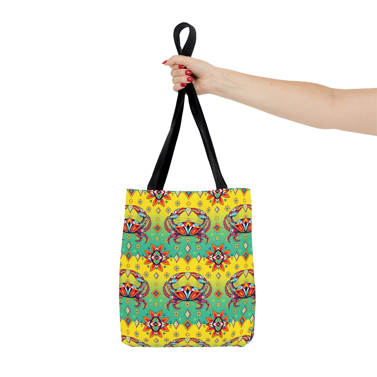 Tote Bag (AOP), Cancer, Zodiac, Jewel Pattern