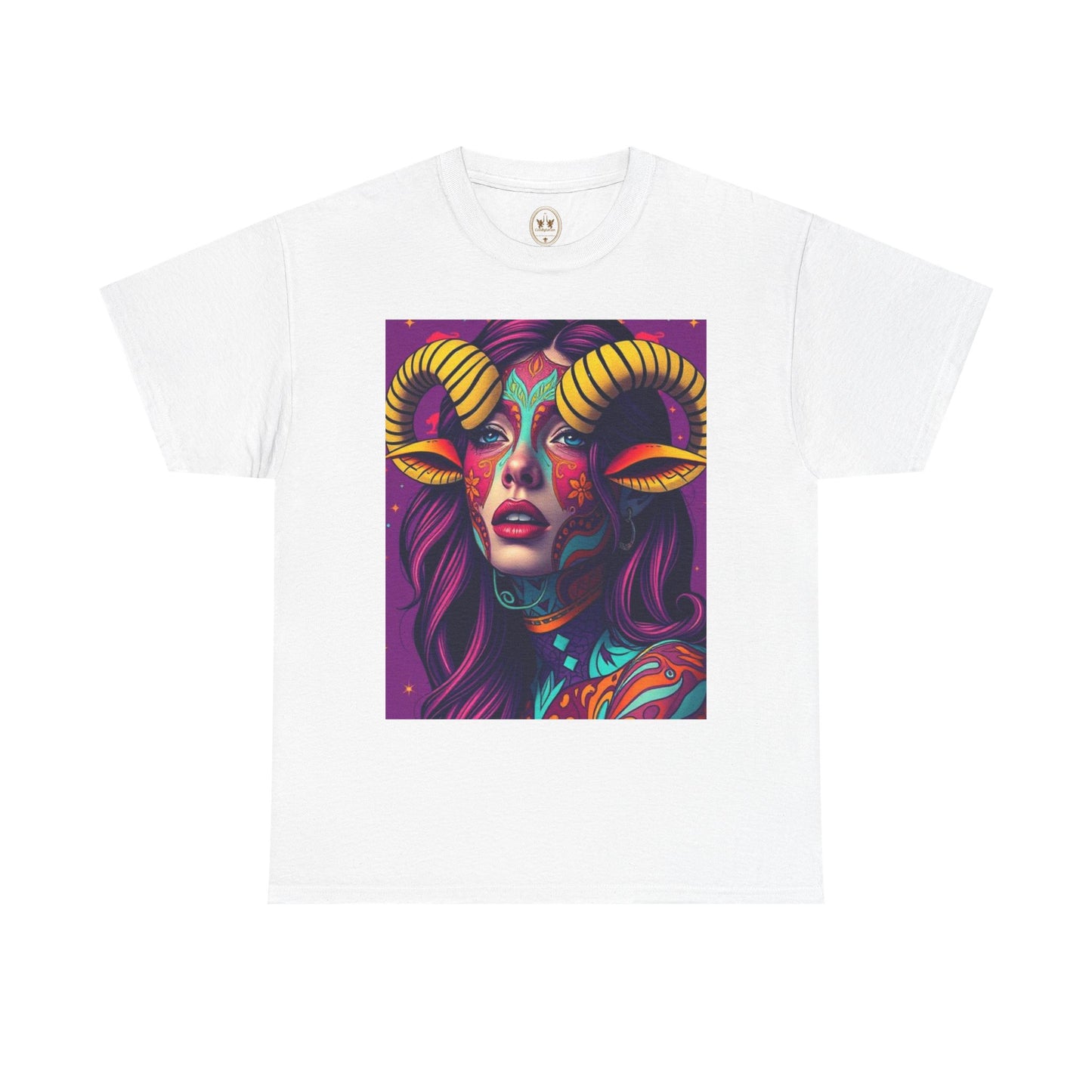 Unisex Heavy Cotton T-Shirt, Taurus, Zodiac v2, Sexy Art