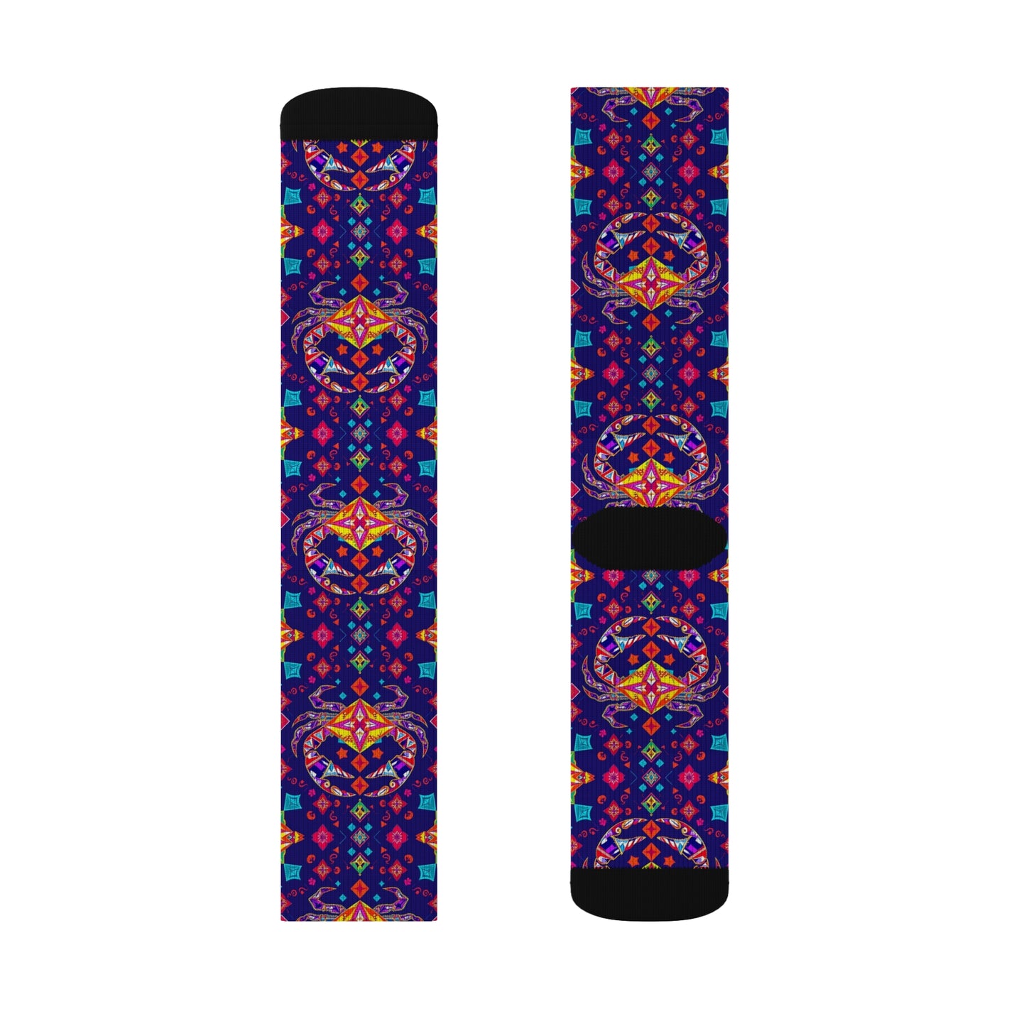 Sublimation Socks, Cancer, Zodiac v2, Jewel Pattern