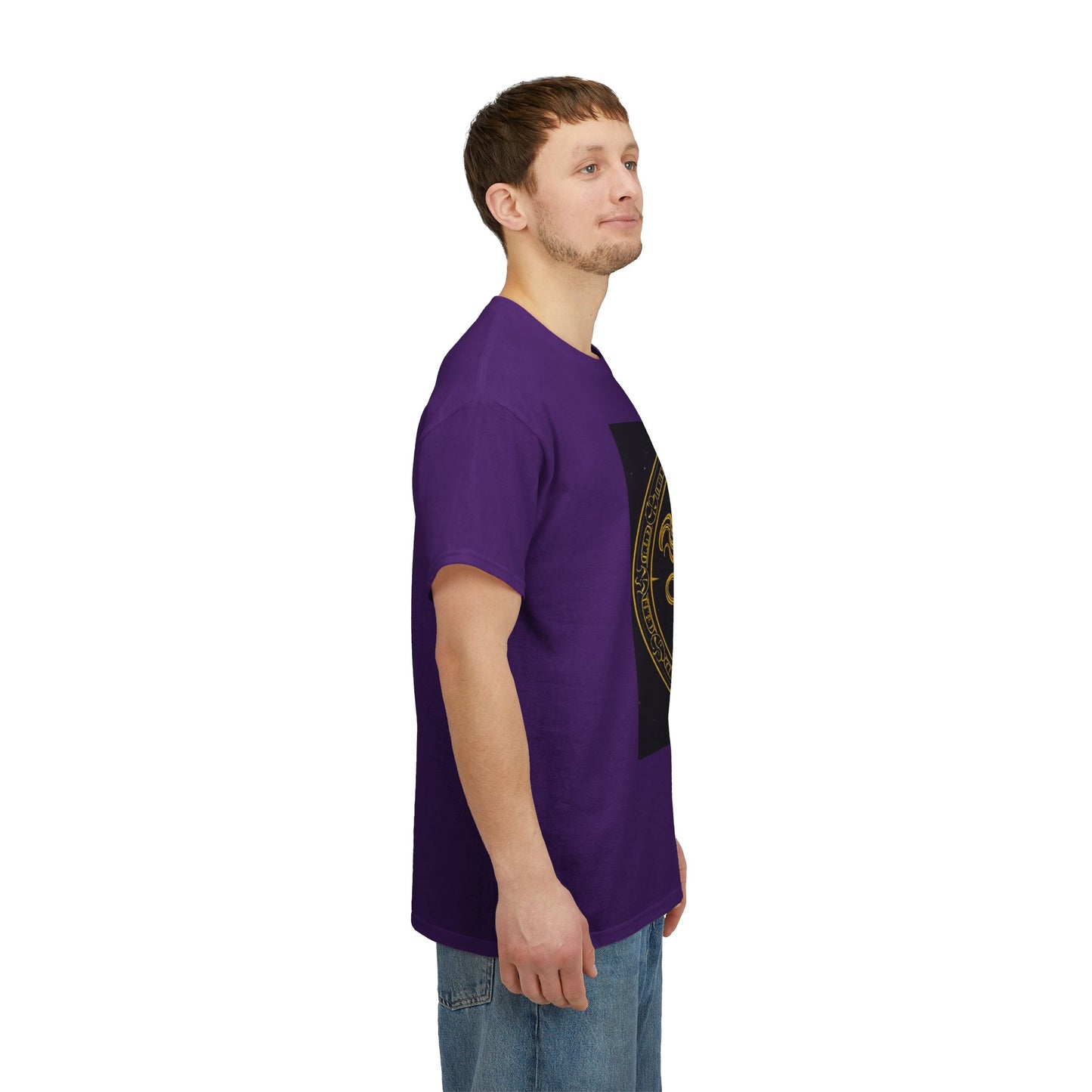 Unisex Heavy Cotton T-Shirt, Mythical Faun/Satyr, Sagittarius Zodiac Design