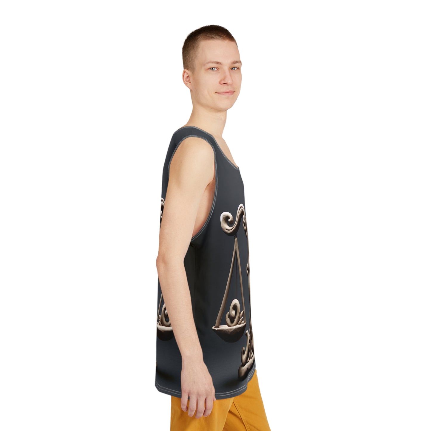 Men's Tank (AOP), Regular fit, Libra Zodiac Sign