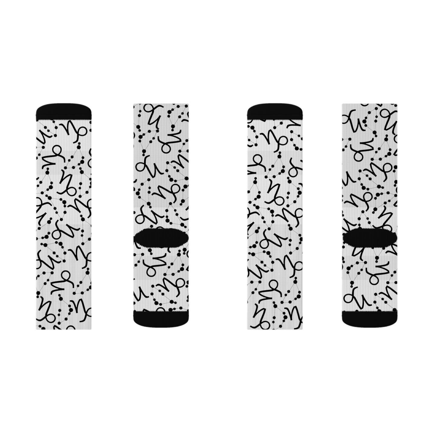 Zodiac Sublimation Socks Capricorn Zodiac sign