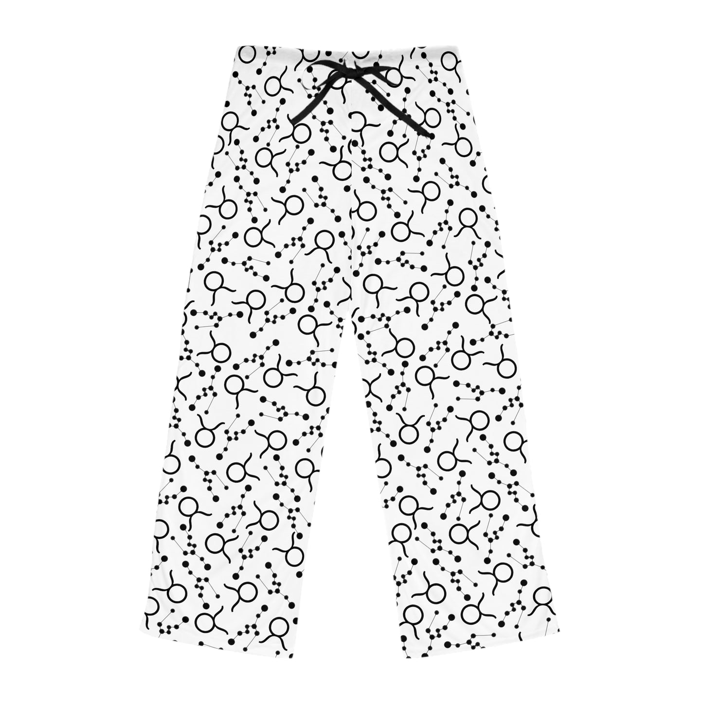 Women's Zodiac Pajama Pants (AOP) Taurus Zodiac Sign