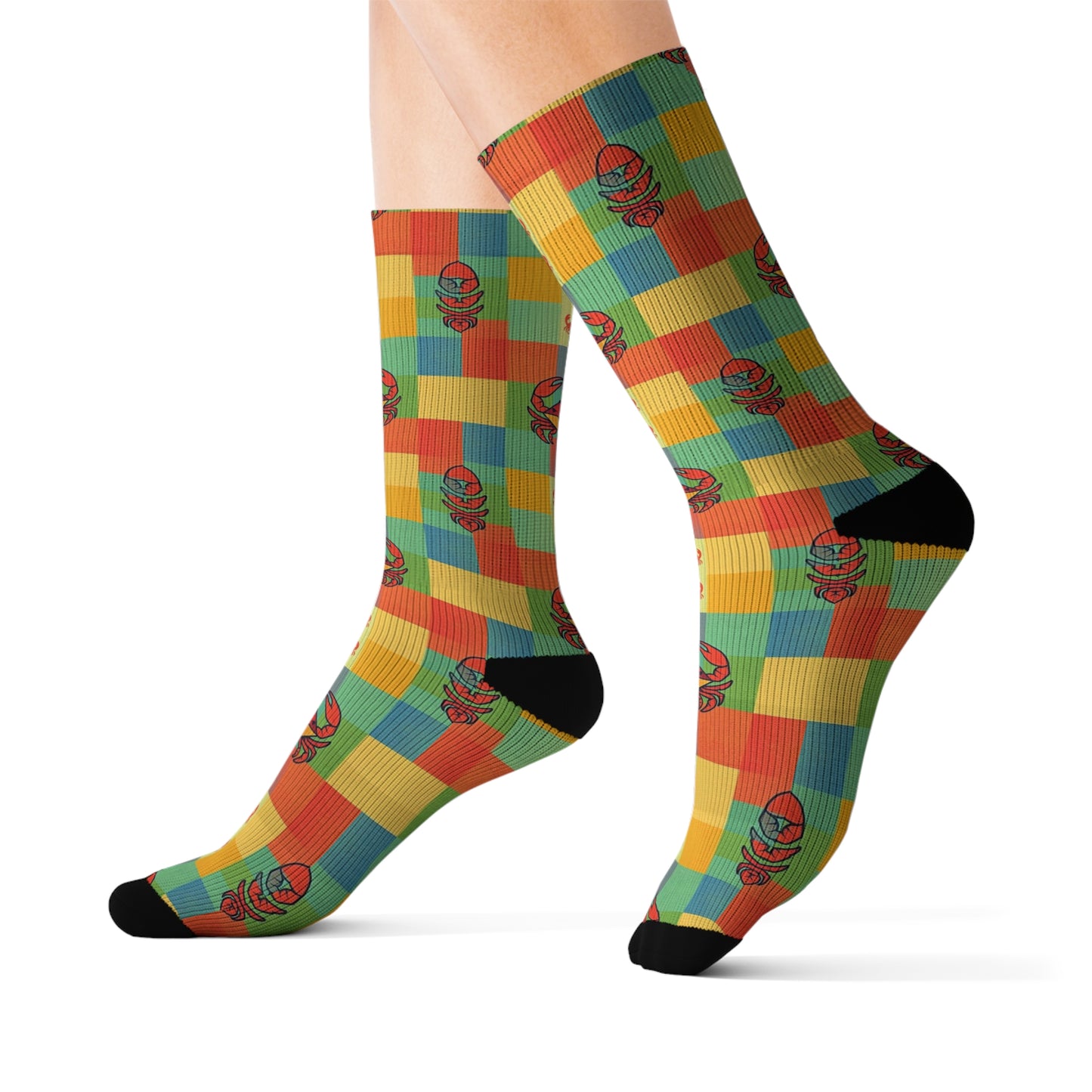 Sublimation Socks, Cancer, Zodiac, Shapes Pattern