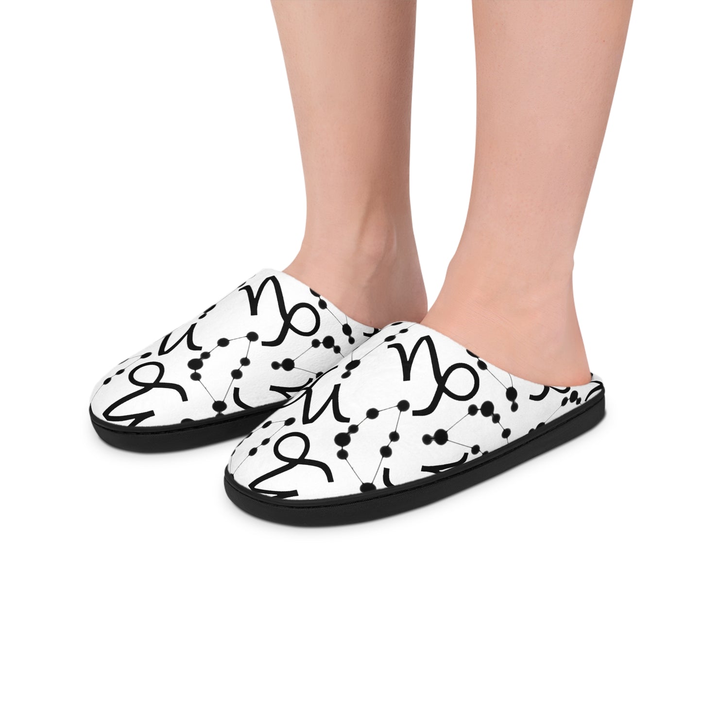 Women's Indoor Slippers, Capricorn Zodiac Sign