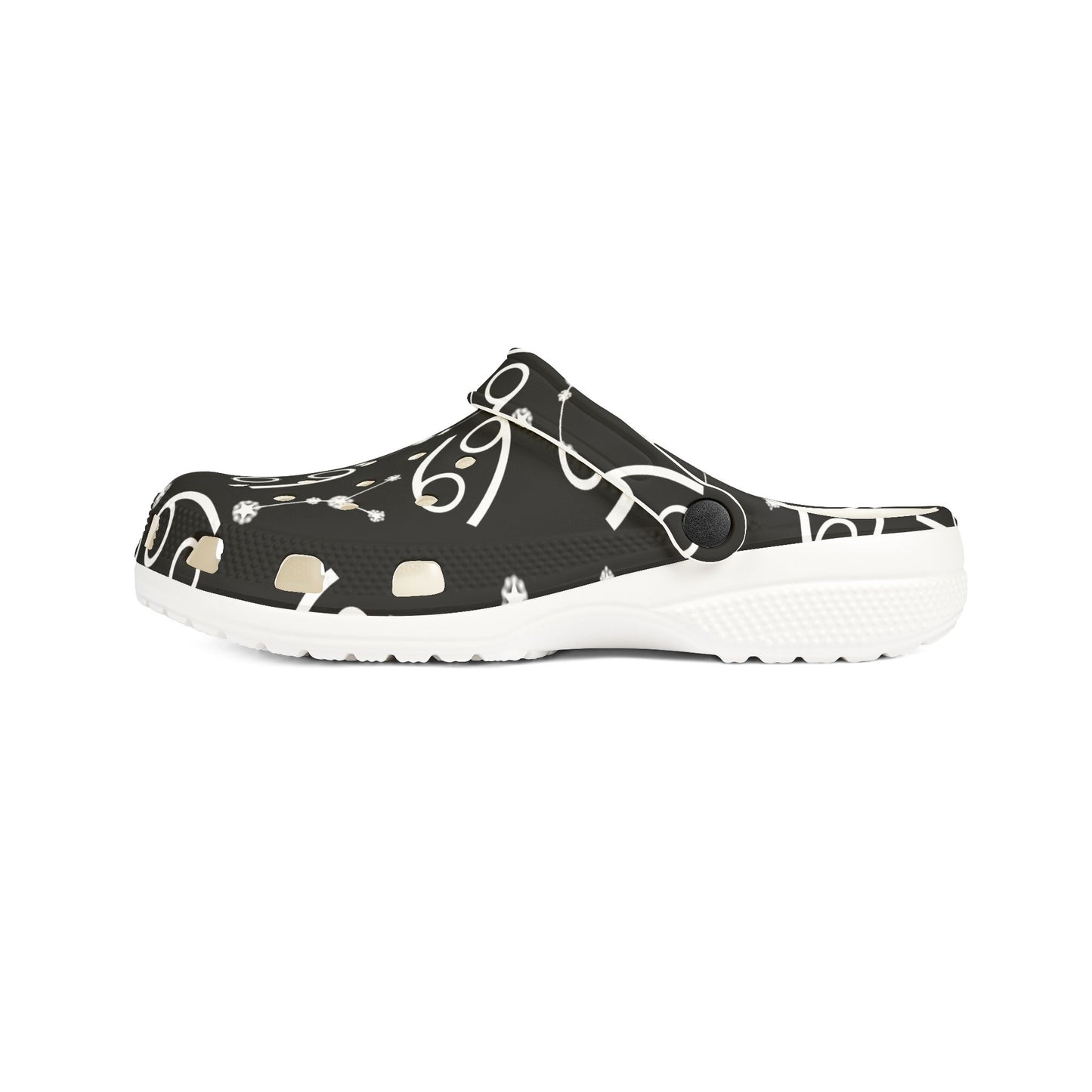 EVA Foam Rubber Shoes (AOP), Material 100% EVA, Cancer Zodiac Design
