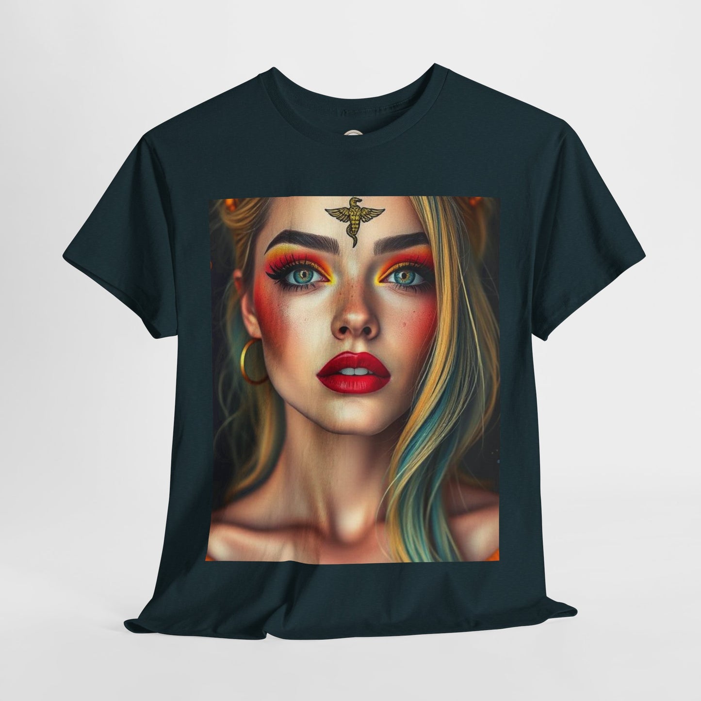 Unisex Heavy Cotton T-Shirt, Virgo, Zodiac, Sexy Art