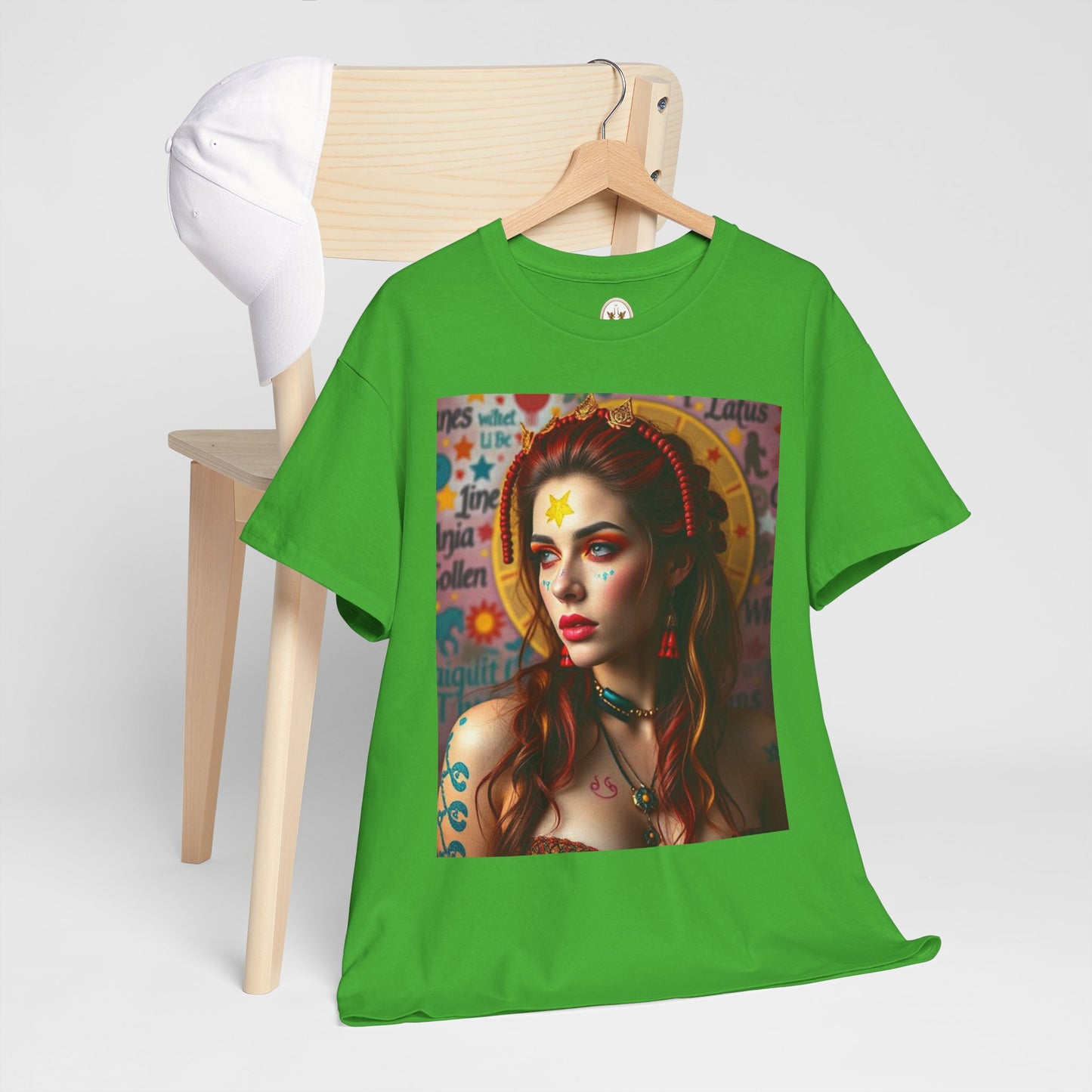 Unisex Heavy Cotton T-Shirt, Sagittarius, Zodiac, Sexy Art