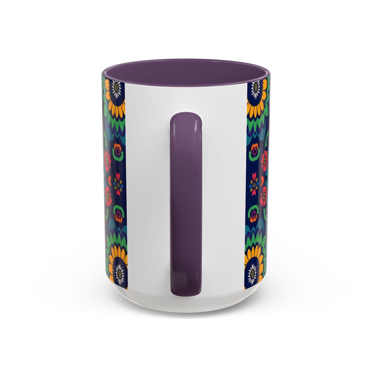 Accent Coffee Mug, Capricorn, Zodiac, Flower Pattern, (11, 15oz)