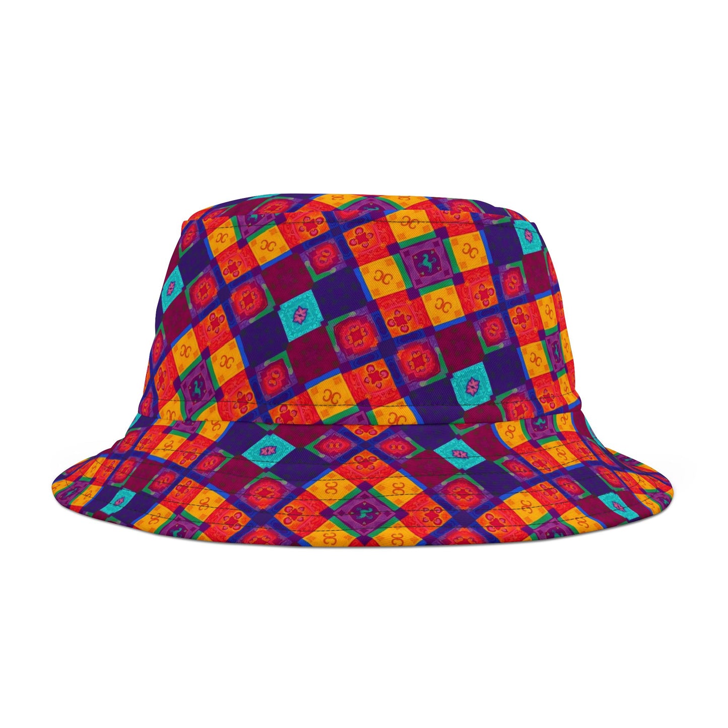 Bucket Hat, (AOP), Virgo, Zodiac Shape Pattern