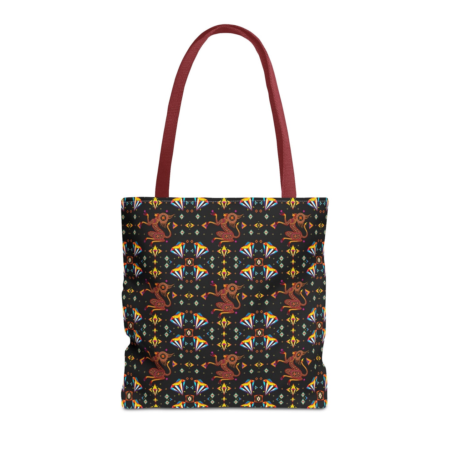 Tote Bag (AOP), Virgo, Zodiac, Jewel Pattern