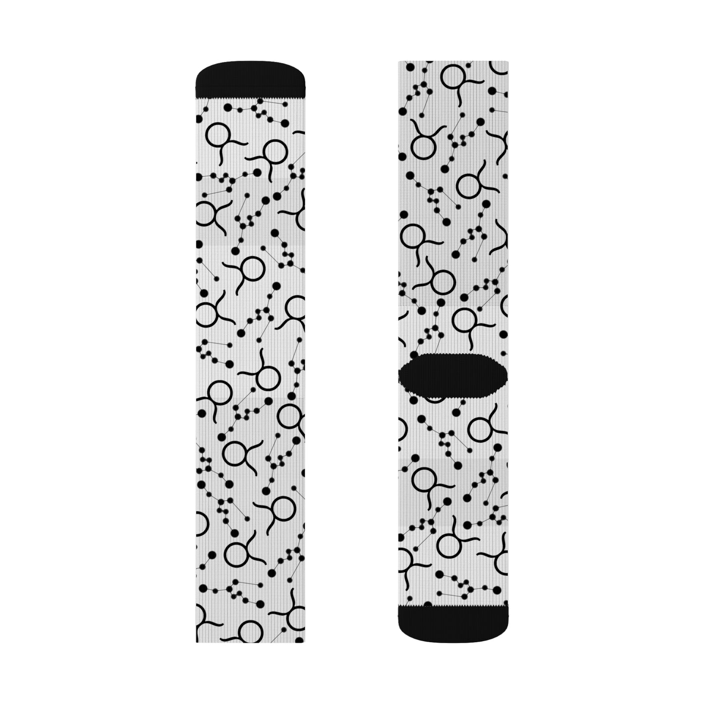 Zodiac Sublimation Socks Taurus Zodiac sign