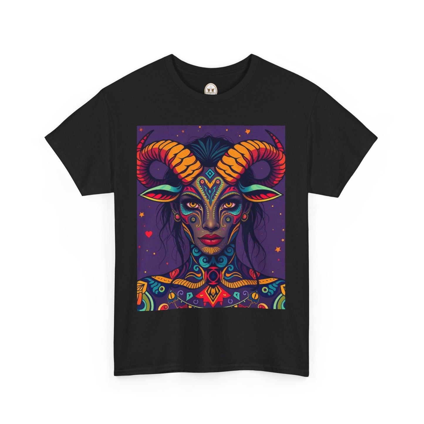 Unisex Heavy Cotton T-Shirt, Taurus, Zodiac v3, Sexy Art