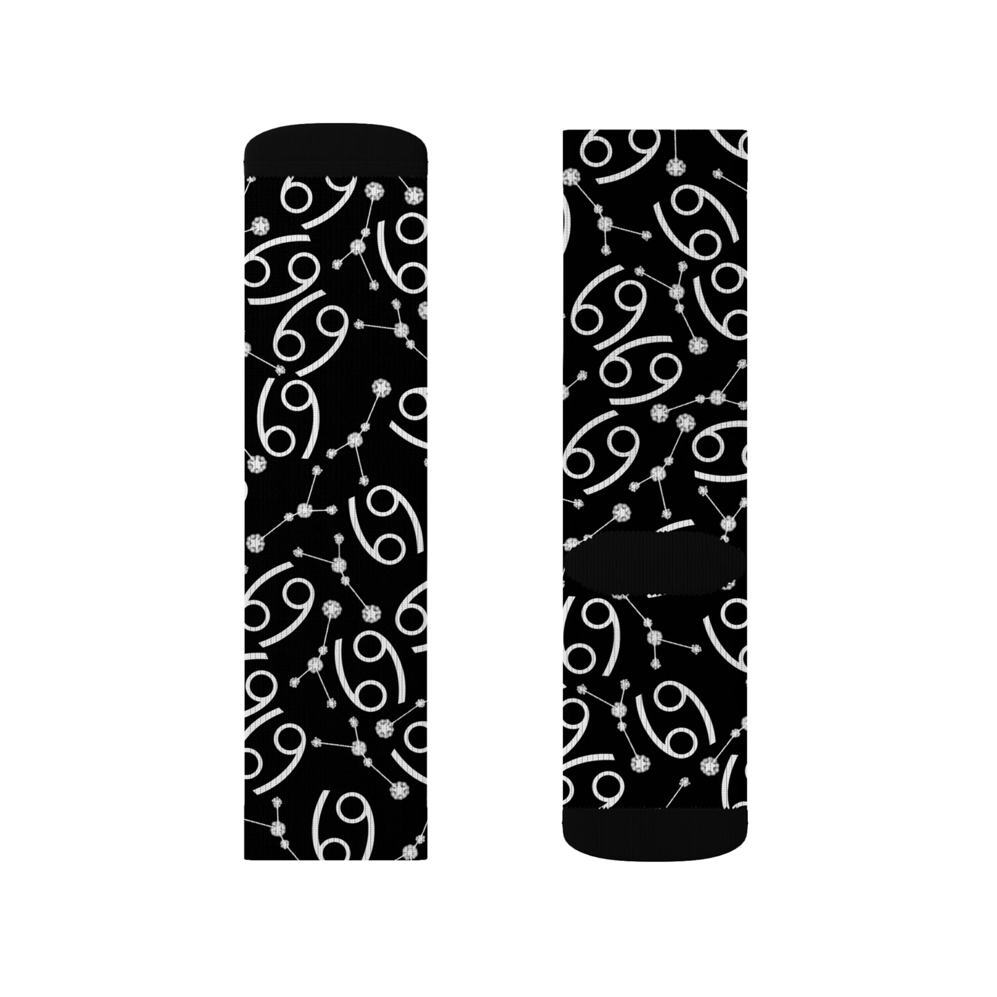 Zodiac Sublimation Socks Cancer Zodiac sign
