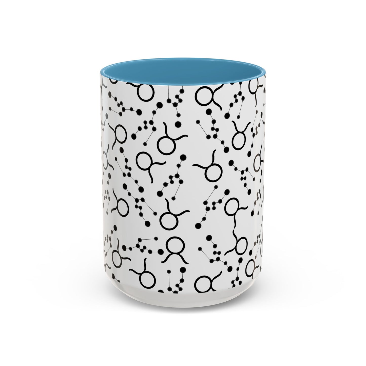 Accent Coffee Mug with the Taurus Zodiac sign (11, 15oz)