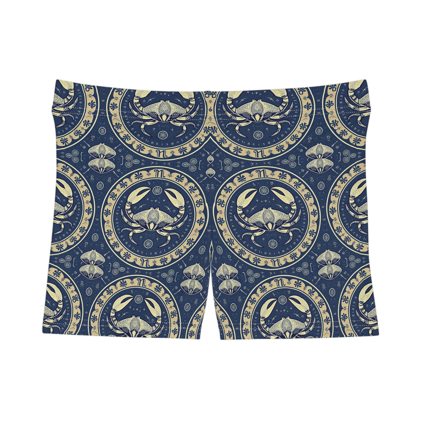 Women's Shorts, AOP, Cancer, Zodiac v1, Pattern
