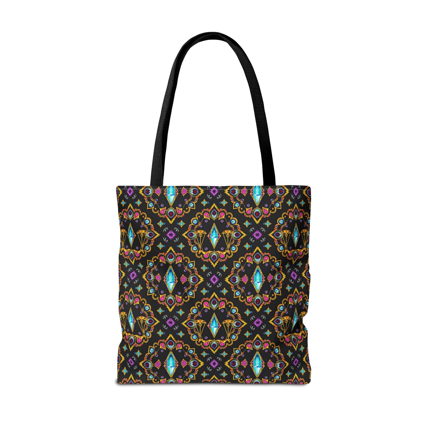 Tote Bag (AOP), Libra, Zodiac v1, Jewel Pattern