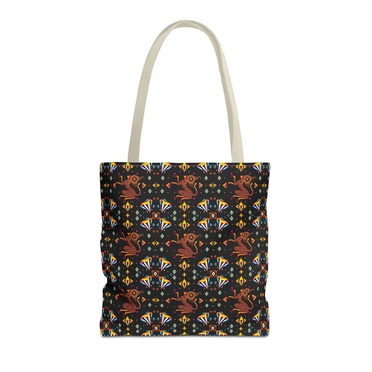 Tote Bag (AOP), Virgo, Zodiac, Jewel Pattern