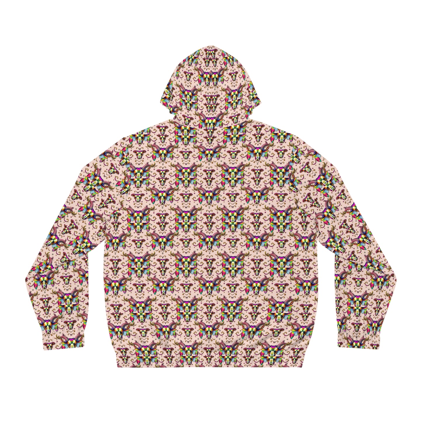 Full-Zip Hoodie (AOP), Taurus, Zodiac v2, Pattern