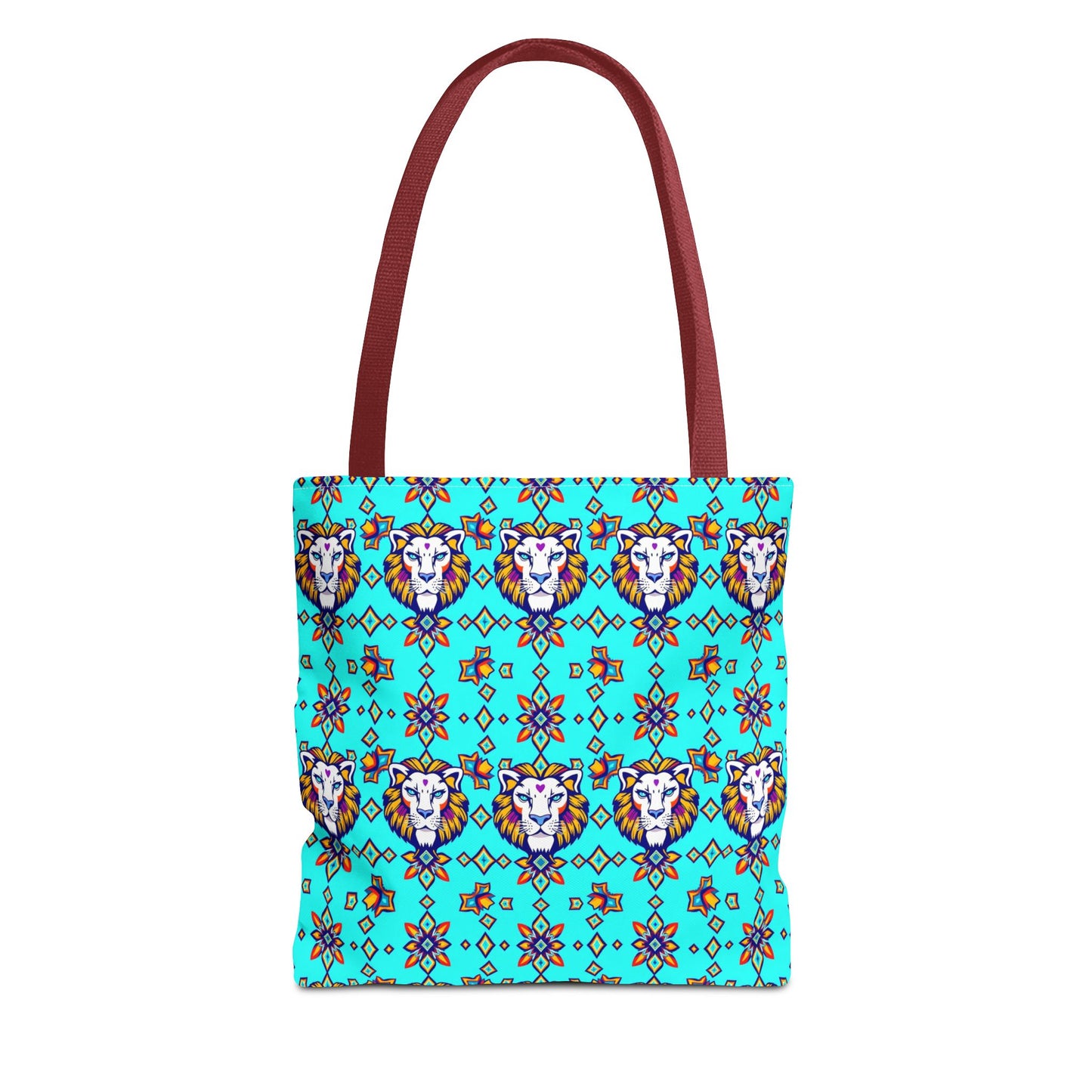 Tote Bag (AOP), Leo, Zodiac v1, Jewel Pattern