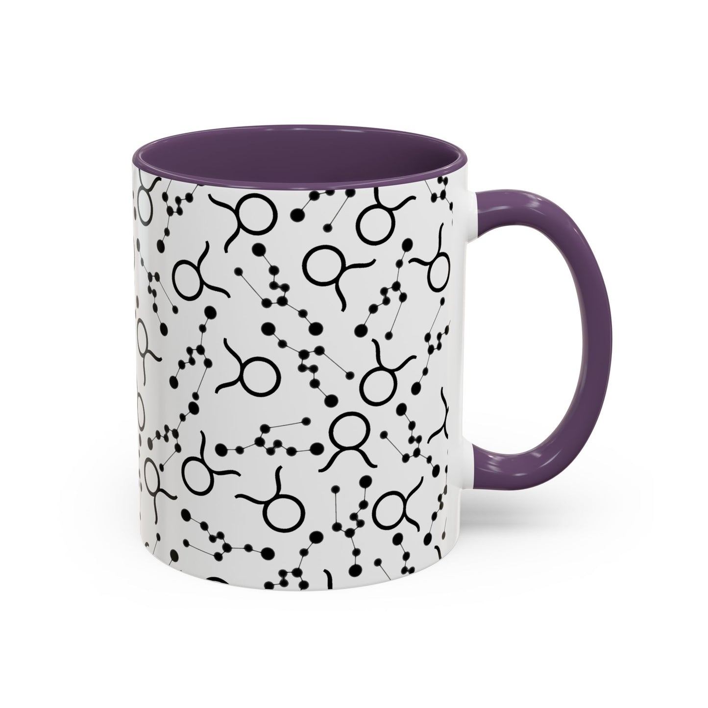 Accent Coffee Mug with the Taurus Zodiac sign (11, 15oz)