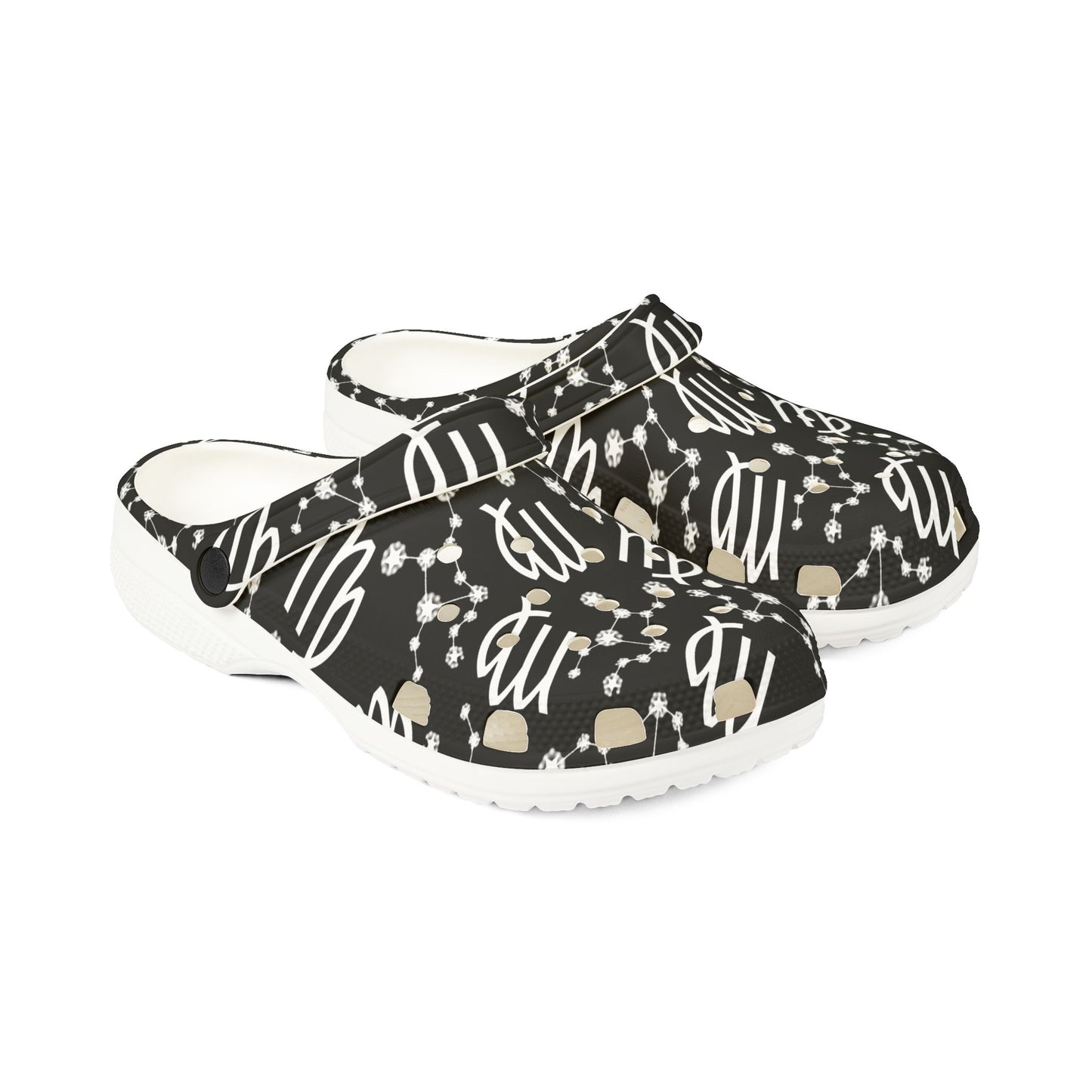 EVA Foam Rubber Shoes (AOP), Material 100% EVA, Virgo Zodiac Design