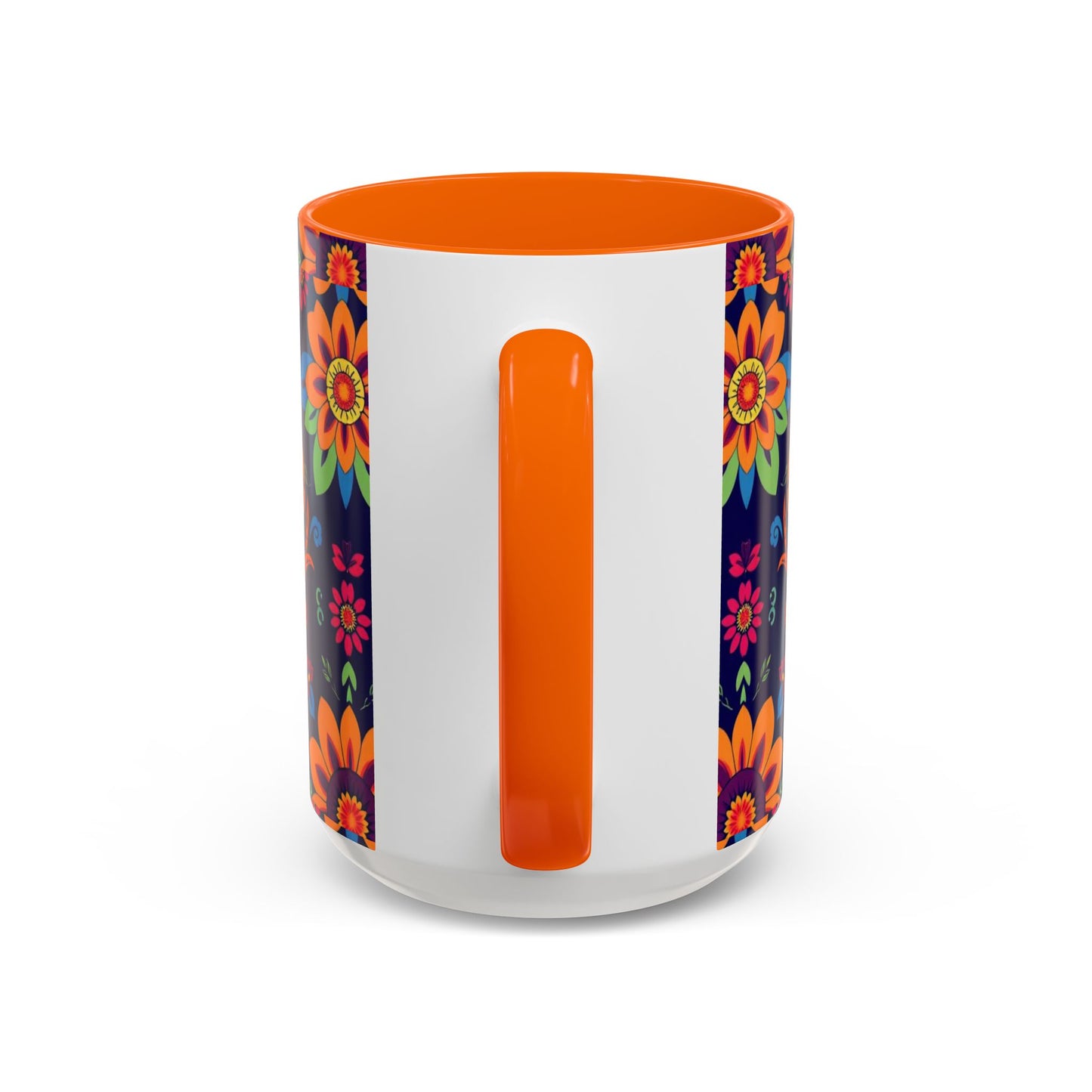 Accent Coffee Mug, Cancer, Zodiac, Flower Pattern, (11, 15oz)