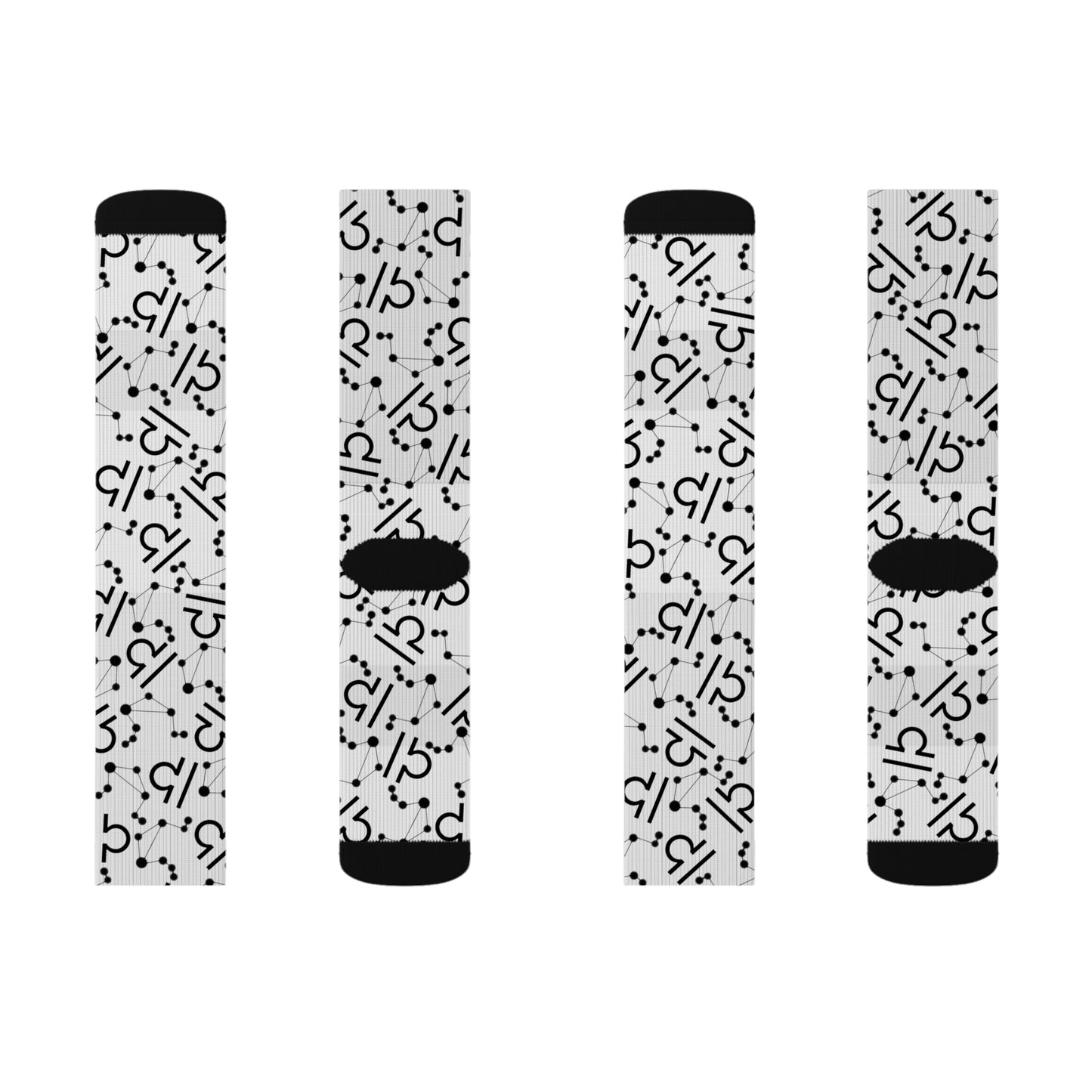 Zodiac Sublimation Socks Libra Zodiac sign
