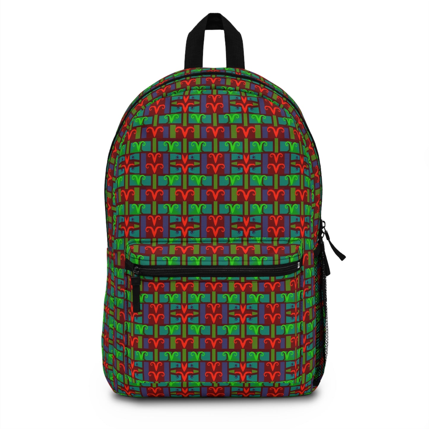 Backpack, Aries, Zodiac v2, Shapes Pattern