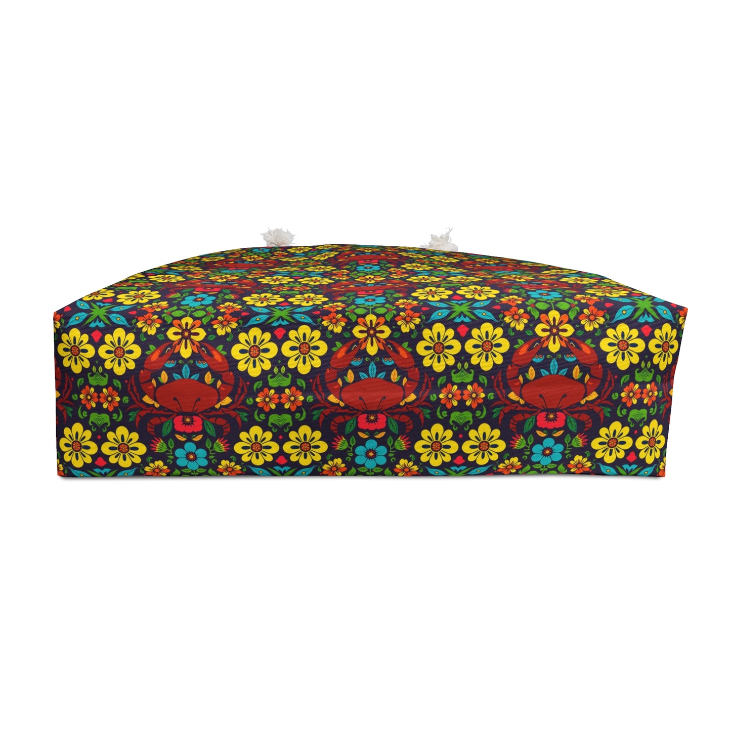 Weekender Bag, Cancer, Zodiac v3, Flower Pattern