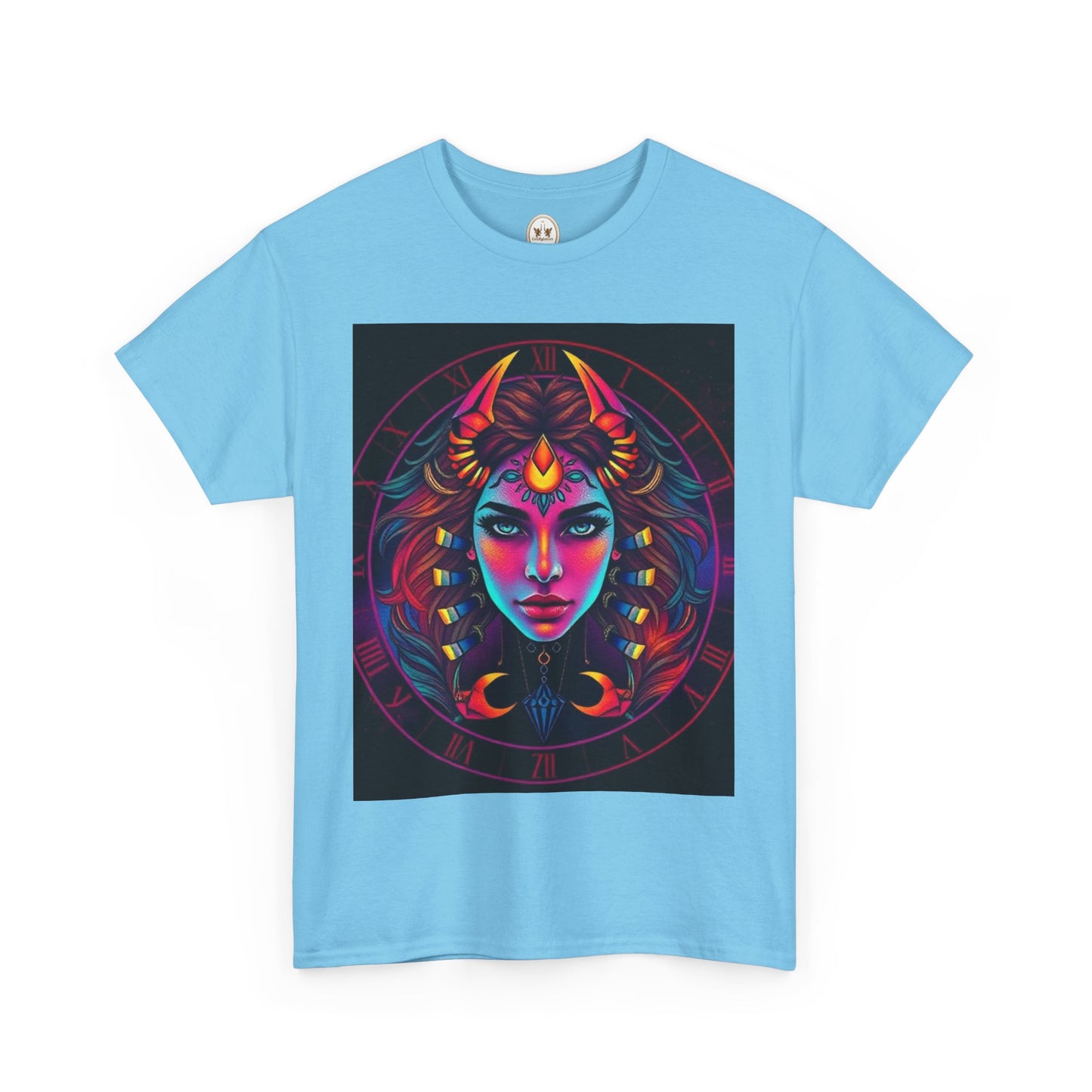 Unisex Heavy Cotton T-Shirt, Scorpio, Zodiac v4, Sexy Art