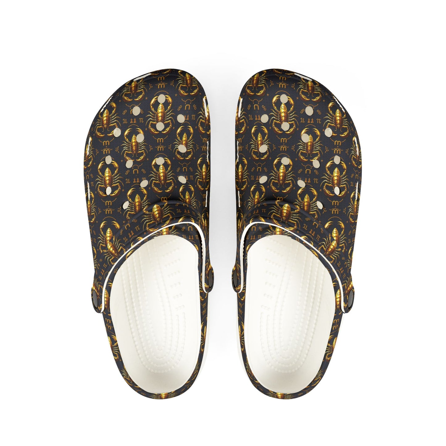 EVA Foam Rubber Shoes, (AOP), Scorpio, Zodiac, Pattern