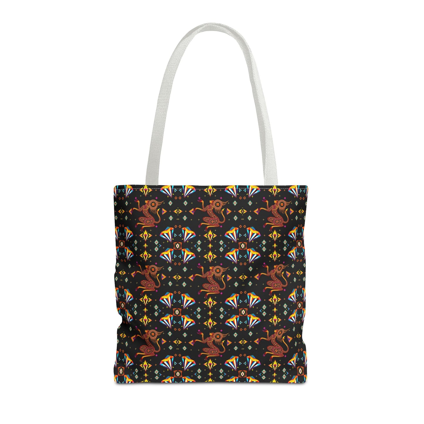 Tote Bag (AOP), Virgo, Zodiac, Jewel Pattern