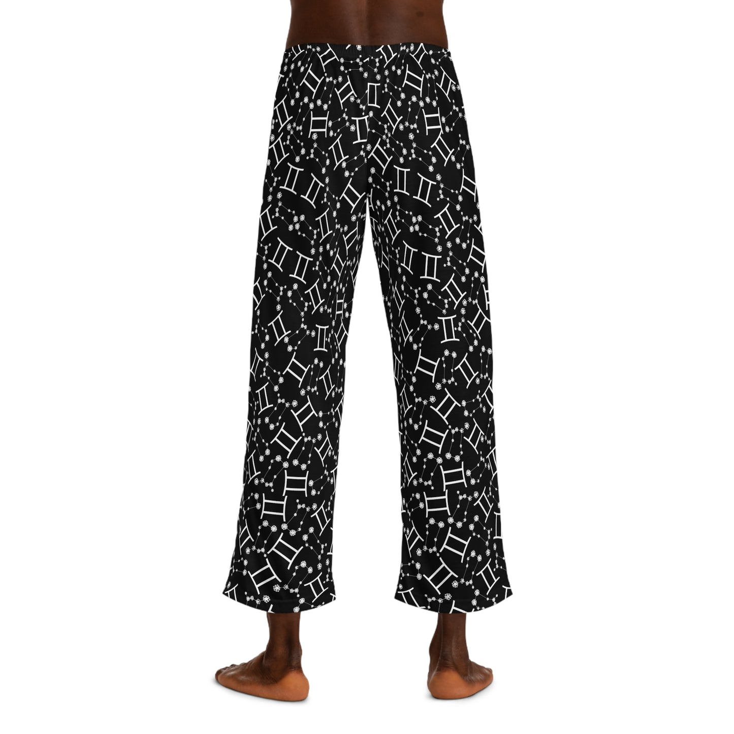 Men's Zodiac Pajama Pants (AOP) Gemini Zodiac Sign