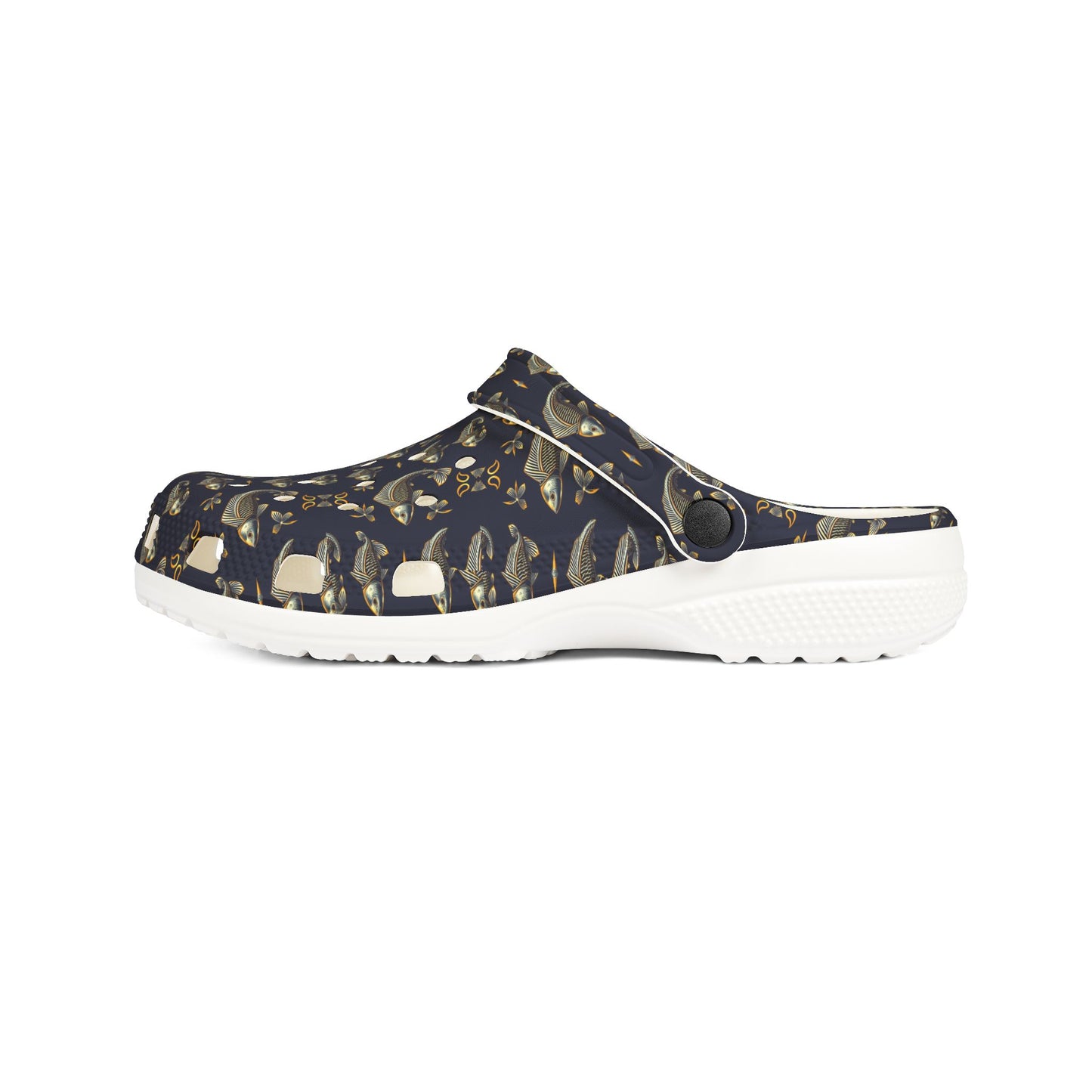 EVA Foam Rubber Shoes, (AOP), Pisces, Zodiac, Pattern