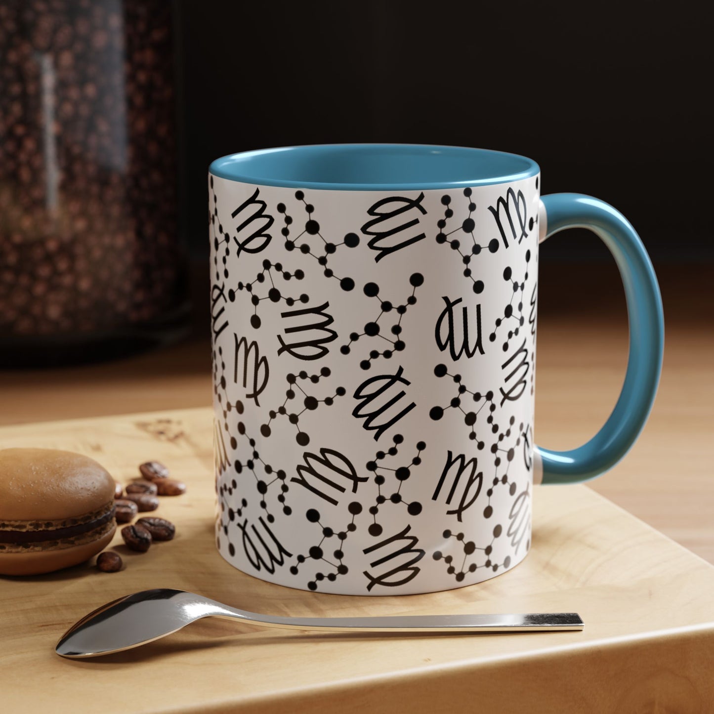 Accent Coffee Mug with the Virgo sign (11, 15oz)